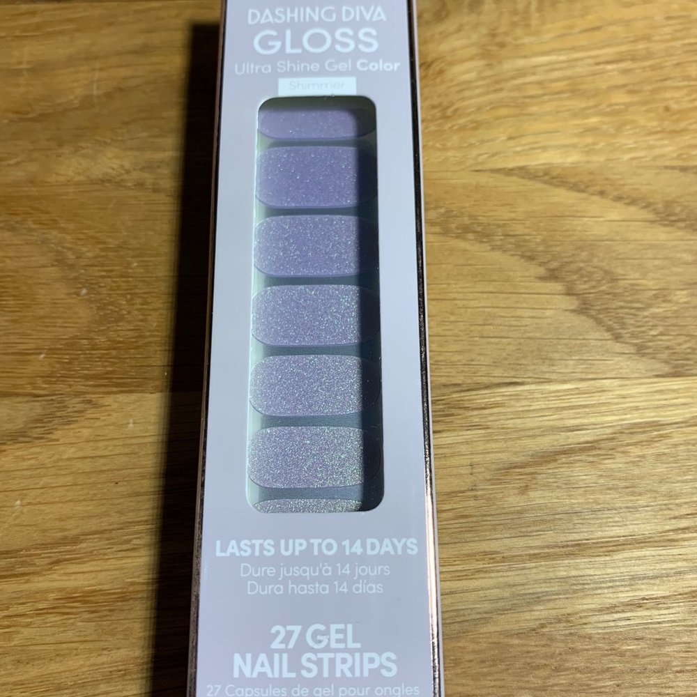 Dashing Diva Gel Nail Strips - Optic Pearl